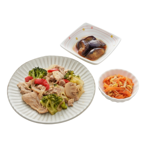 豚肉とブロッコリーの中華炒め