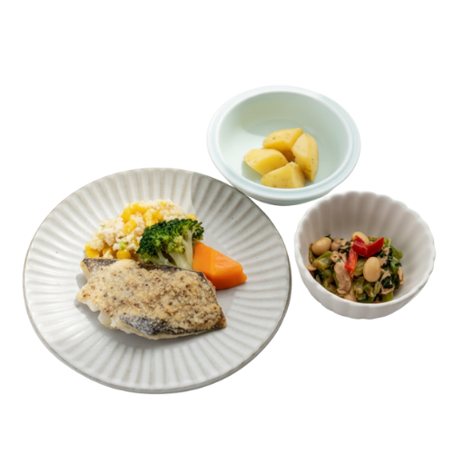 ホキの塩麹マスタードソース